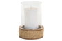 DKD Home Decor Portavela Cottage Marrón 12 x 17 x 12 cm