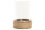 DKD Home Decor Portavela Cottage Marrón 12 x 17 x 12 cm