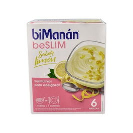 Bimanan Natillas Sustitutivas Limón 6 Sobres