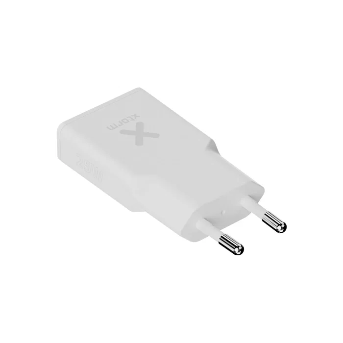 Xtorm XG2SL025 Cargador de Pared Blanco, Carga Rápida Quick Charge 3.0 y PD 33W, 2 Puertos (USB-C + USB-A), para Smartphone, Tablet y Reloj Inteligente