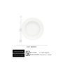 Villeroy & Boch Plato R.geo Blanco 23 cm Sopa (Set de 12)