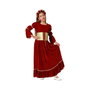 Atosa Disfraz Reina Medieval Rojo con Vestido y Diadema para Niña