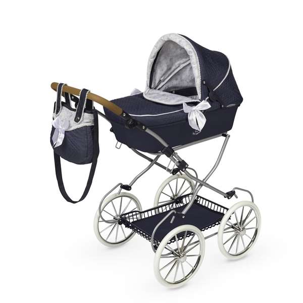 Decuevas Coche de Muñeca Plegable con Bolso Vintage para Muñecas de hasta 48 cm Decuevas Coche de Muñeca Plegable con Bolso Vintage para Muñecas de hasta 48 cm