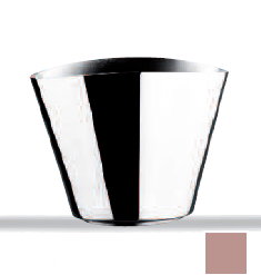 Mepra Immagina Cubo Hielo Modelo Cob Color Cobre, Acero Inoxidable 18/10, 10 cm de diámetro x 14.20 cm de alto, Capacidad 1.8 litros