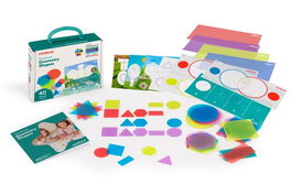 MINILAND Juego Educativo Translucent Geometry Shapes