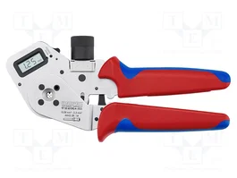 KNIPEX Crimpadora digital para terminales de cable 0,08-2,5mm² (28AWG-14AWG)