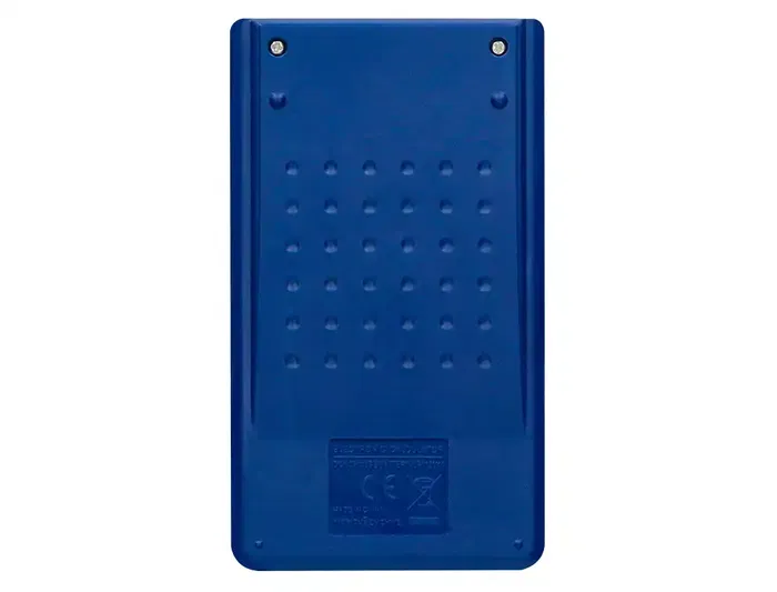 Liderpapel Calculadora Bolsillo XF09 8 Dígitos Solar y Pilas Color Azul 115x65x8 mm