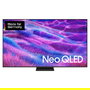 Samsung QN80F Neo QLED 55" Smart TV 4K Ultra HD 139.7 cm (55") con IA Vision AI, 100 Hz, HDR10+, Dolby Atmos, Tizen, WiFi, Carbono