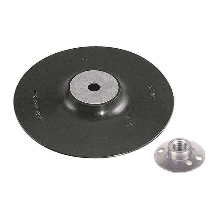 Wolfcraft 2450000 Plato Abrasivo con Tuerca M14, Ø 115 mm Wolfcraft 2450000 Plato Abrasivo con Tuerca M14, Ø 115 mm
