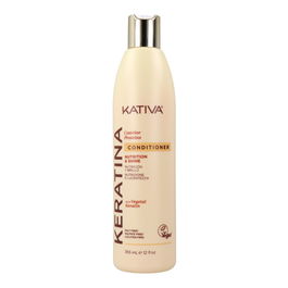 Kativa Acondicionador Keratina Cysteine Proteins Nutrition & Shine para Cabellos Secos Maltratados y con Procesos Químicos 355 ml