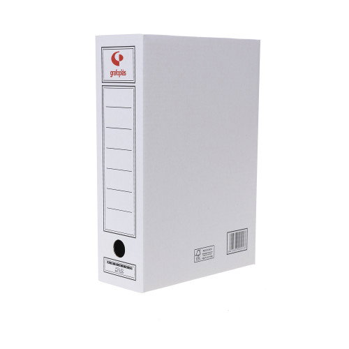 Grafoplás Caja de Archivo Definitivo Folio Blanco Pack de 10