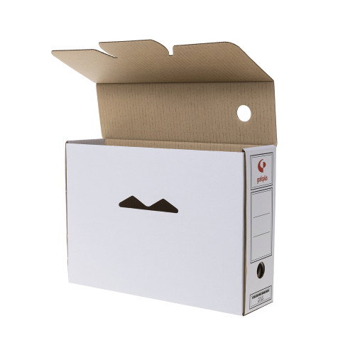 Grafoplás Caja de Archivo Definitivo Folio Blanco Pack de 10