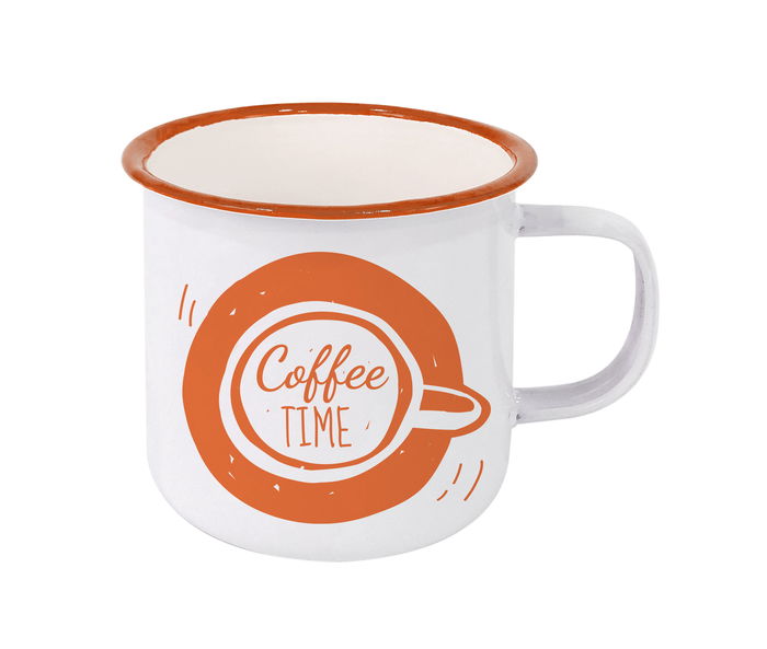 Privilege Mug Esmaltada Blanca con Frases 150ml - 6.8 cm ancho x 8.5 cm largo x 6 cm alto (24 Unidades)