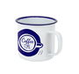 Privilege Mug Esmaltada Blanca con Frases 150ml - 6.8 cm ancho x 8.5 cm largo x 6 cm alto (24 Unidades)