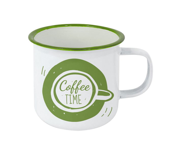 Privilege Mug Esmaltada Blanca con Frases 150ml - 6.8 cm ancho x 8.5 cm largo x 6 cm alto (24 Unidades)