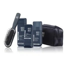 Marlies Moller Set de Cuidado Capilar para Hombre con Gel, Champú y Cepillo