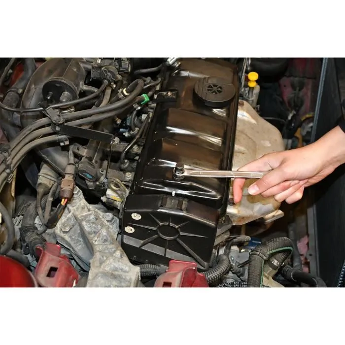 Powertrac 3221322114436 Juego de 9 llaves combinadas con cabezales de caja angulares - ACERO DE PRECISIÓN Powertrac 3221322114436 Juego de 9 llaves combinadas con cabezales de caja angulares - ACERO DE PRECISIÓN