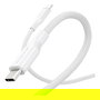 PanzerGlass empower by Racing Cable USB-C a USB-C 60W 2 Metros Blanco, 100% Poliéster Reciclado, Certificado GRS