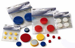 Imanes Redondos Faibo 10 Mm Verde Bolsa De 6