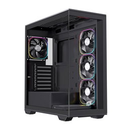 Einarex Caja ATX Semitorre S700 RGB 4 Fans Negra EXCS-PR-700R-B