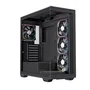 Einarex S700 RGB Caja Semitorre con Vidrio Templado y 4 Ventiladores, Negra
