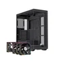 Einarex S700 RGB Caja Semitorre con Vidrio Templado y 4 Ventiladores, Negra
