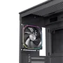 Einarex S700 RGB Caja Semitorre con Vidrio Templado y 4 Ventiladores, Negra