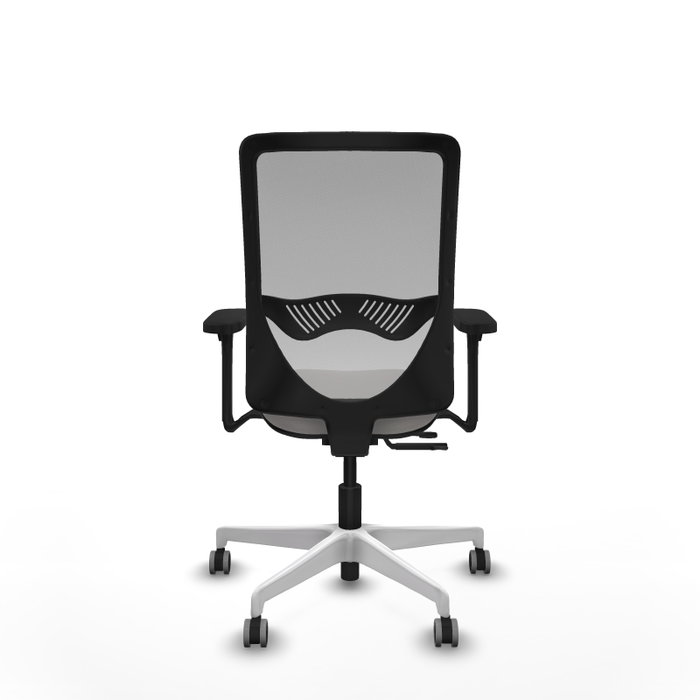 PIQUERAS Y CRESPO Silla de oficina Zulema con mecanismo Sincro/Traslack, Blanco y Gris PIQUERAS Y CRESPO Silla de oficina Zulema con mecanismo Sincro/Traslack, Blanco y Gris