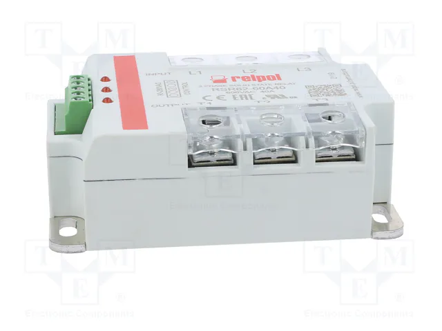 RELPOL RSR62 Relé de semiconductor trifásico 40A 24-660VAC