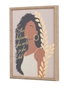 DKD Home Decor Cuadro Lienzo Cristal Mujer Surtido de 2 Modelos (4 Piezas)