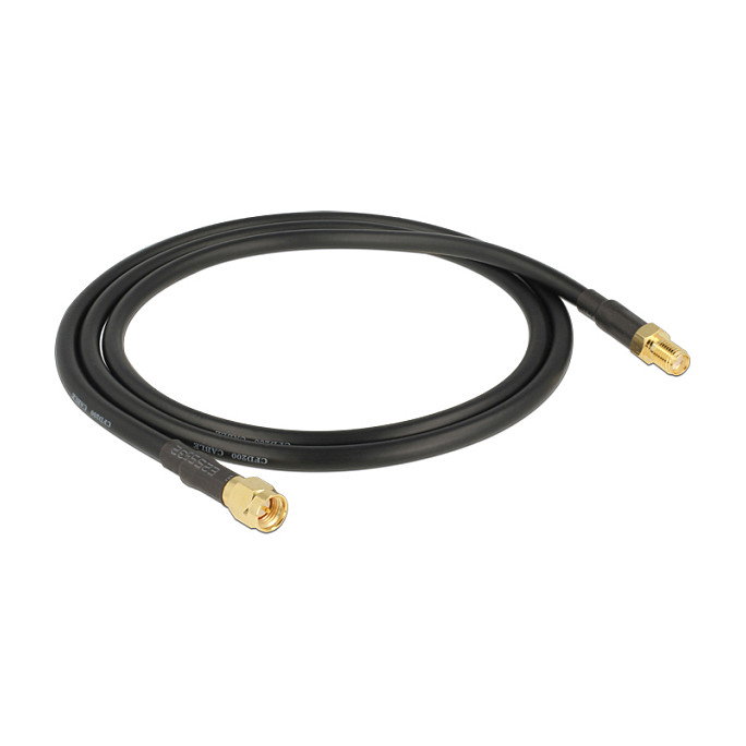 DeLOCK Cable coaxial 88930 SMA Macho a SMA Hembra CFD200 0,9 m DeLOCK Cable coaxial 88930 SMA Macho a SMA Hembra CFD200 0,9 m