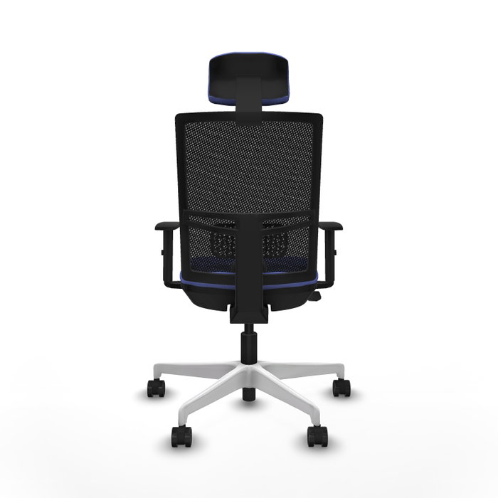 PIQUERAS Y CRESPO Silla de oficina Yunquera Azul claro con malla Negra