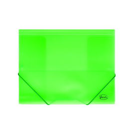 Carpeta De Gomas Y Solapas Forofis Pp A4 Traslucido Verde