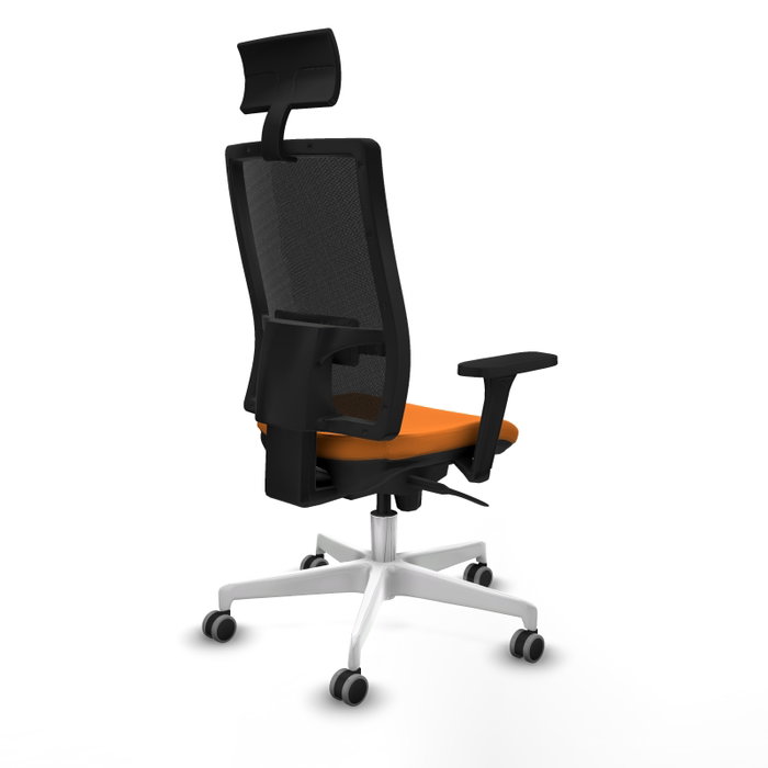 PIQUERAS Y CRESPO Silla de oficina Horna Naranja y Negro PIQUERAS Y CRESPO Silla de oficina Horna Naranja y Negro
