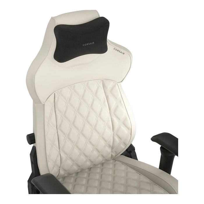Corsair TC500 LUXE Silla Gaming para PC (Color Negro/Beige) - Reclinable 160°, Reposabrazos 3D Ajustables, Respaldo y Asiento Tapizados, Soporta hasta 120 kg Corsair TC500 LUXE Silla Gaming para PC (Color Negro/Beige) - Reclinable 160°, Reposabrazos 3D Ajustables, Respaldo y Asiento Tapizados, Soporta hasta 120 kg