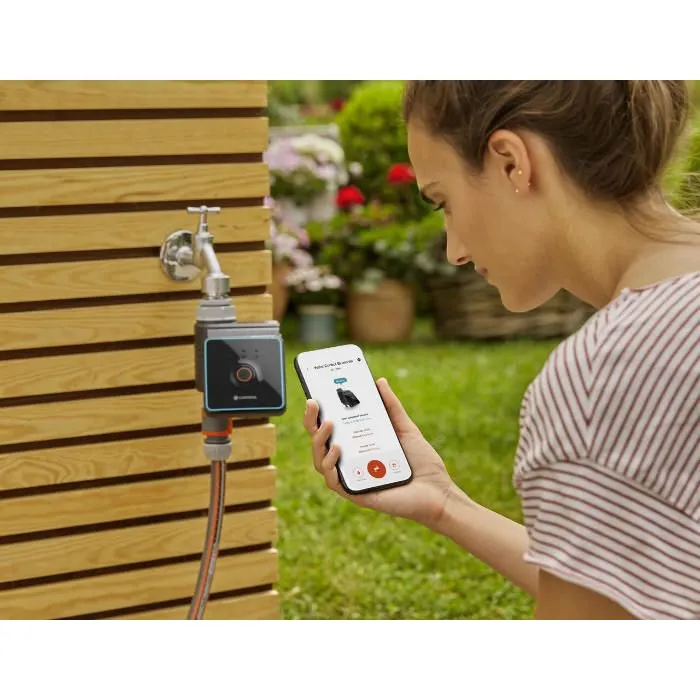 Gardena Temporizador Bluetooth para 20/27 y 26/34 pulsaciones 3 programas independientes 188920