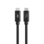 HYPER HyperDrive Next Cable USB USB-C Macho a USB-C Macho USB4 40 Gbit/s 240 W Negro 1.2 m