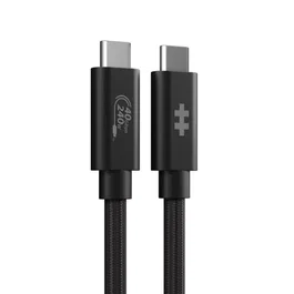 HYPER HyperDrive Next Cable USB USB-C Macho a USB-C Macho USB4 40 Gbit/s 240 W Negro 1.2 m