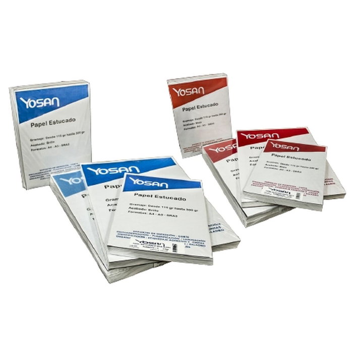 Yosan Papel Estucado SRA3 320x450 mm 300g Blanco Mate Yosan Papel Estucado SRA3 320x450 mm 300g Blanco Mate