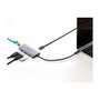 DeLOCK Concentrador USB 3.2 Gen 1 con 4 puertos, Gigabit LAN y PD, Gris