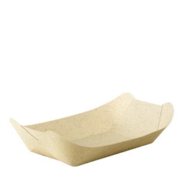 Duni Bloom Bandeja Desechable, Papel, 22.5 x 15 x 5.5 cm, Paquete de 500 Unidades