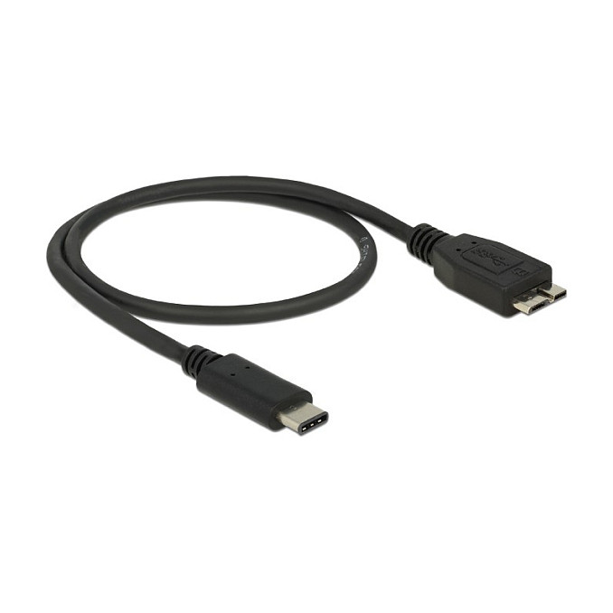 DeLOCK Cable USB Type-C a Micro-USB 3.1 B de 0,5 m, 10 Gbps