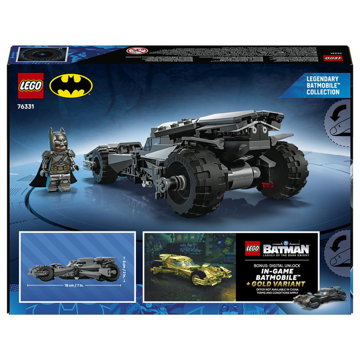 LEGO DC Batman 76331 Batmóvil de Batman v Superman LEGO DC Batman 76331 Batmóvil de Batman v Superman