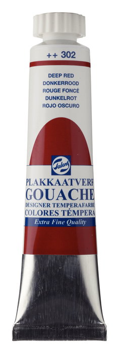 Talens Témpera Extra Fina Rojo Oscuro 302 20 ml Talens Témpera Extra Fina Rojo Oscuro 302 20 ml