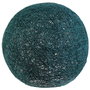 Home Deco Factory Pantalla de Lámpara Tejida, Color Azul, Diámetro 30 cm para Colgar o Apoyar, Decoración Hogar