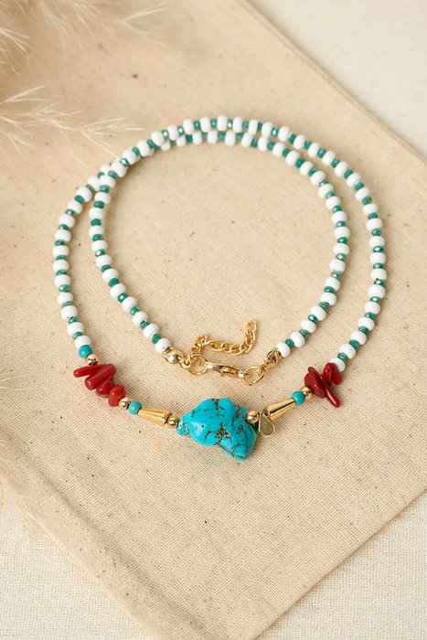 Heliophilia Silver ELKGC68295 Collar con cuerpo de metal lacado, resistente al deslustre Heliophilia Silver ELKGC68295 Collar con cuerpo de metal lacado, resistente al deslustre