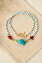 Heliophilia Silver ELKGC68295 Collar con cuerpo de metal lacado, resistente al deslustre