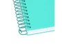 Antartik A4 Foam - Cuaderno Espiral Tapa Foam Color Menta, 80 Hojas Cuadriculado 4mm con Margen, 90 g/m², Formato A4 (210x297 mm)