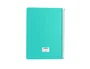 Antartik A4 Foam - Cuaderno Espiral Tapa Foam Color Menta, 80 Hojas Cuadriculado 4mm con Margen, 90 g/m², Formato A4 (210x297 mm)