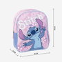 Cerdá Mochila Infantil Escolar Stitch Rosa de Disney